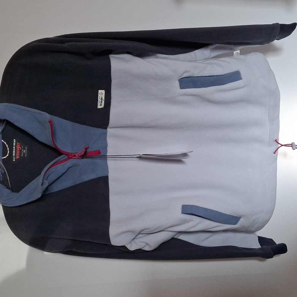 Wrangler 1/4 Zip Pullover XS Purple NWT